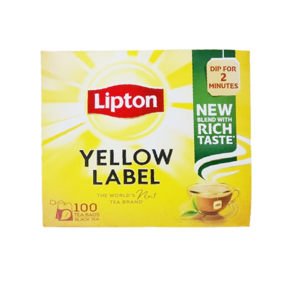 LIPTON TEA YELLOW LABEL 100 BAGS 200 GM