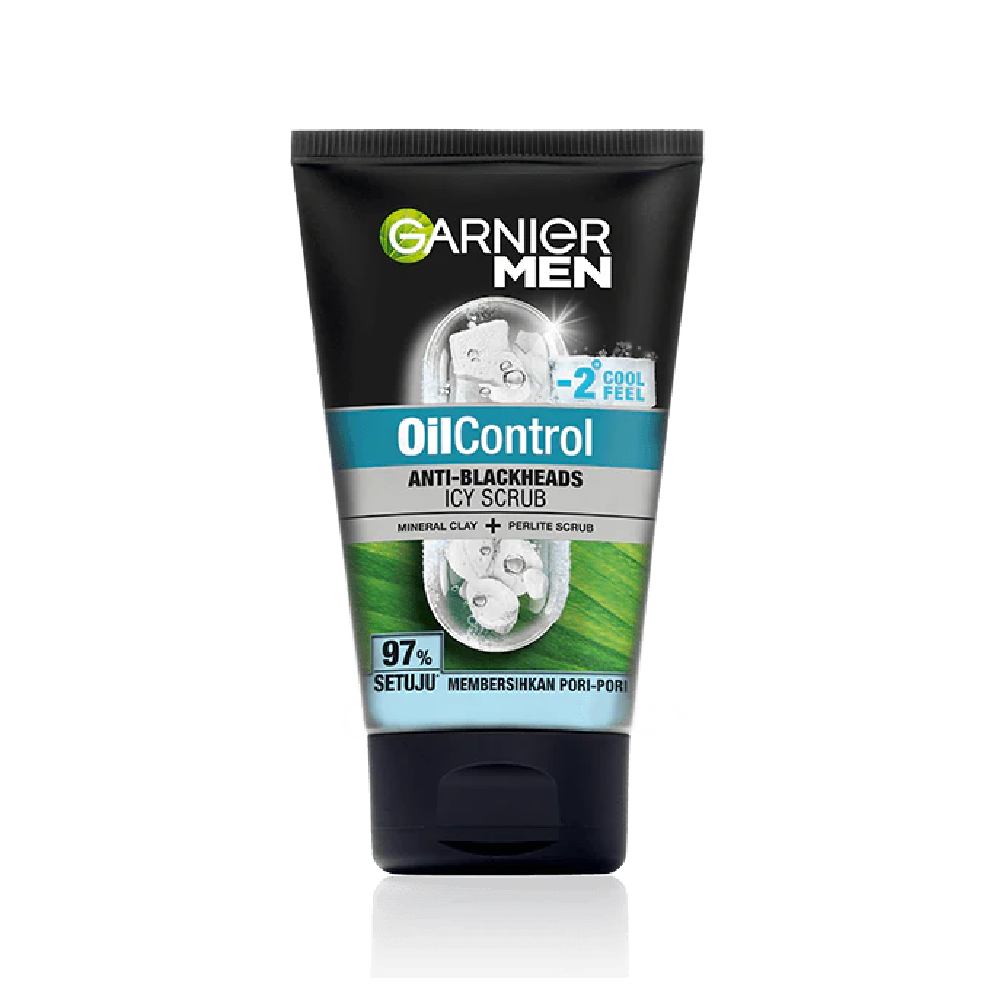 GARNIER MEN TURBO LIGHT BRIGHTENING ICY SCRUB 100 ML