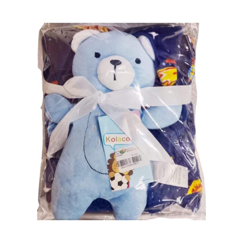 BABY FLEECE WRAPPING SHAWL WITH TOYS MZS-23 BM-42600