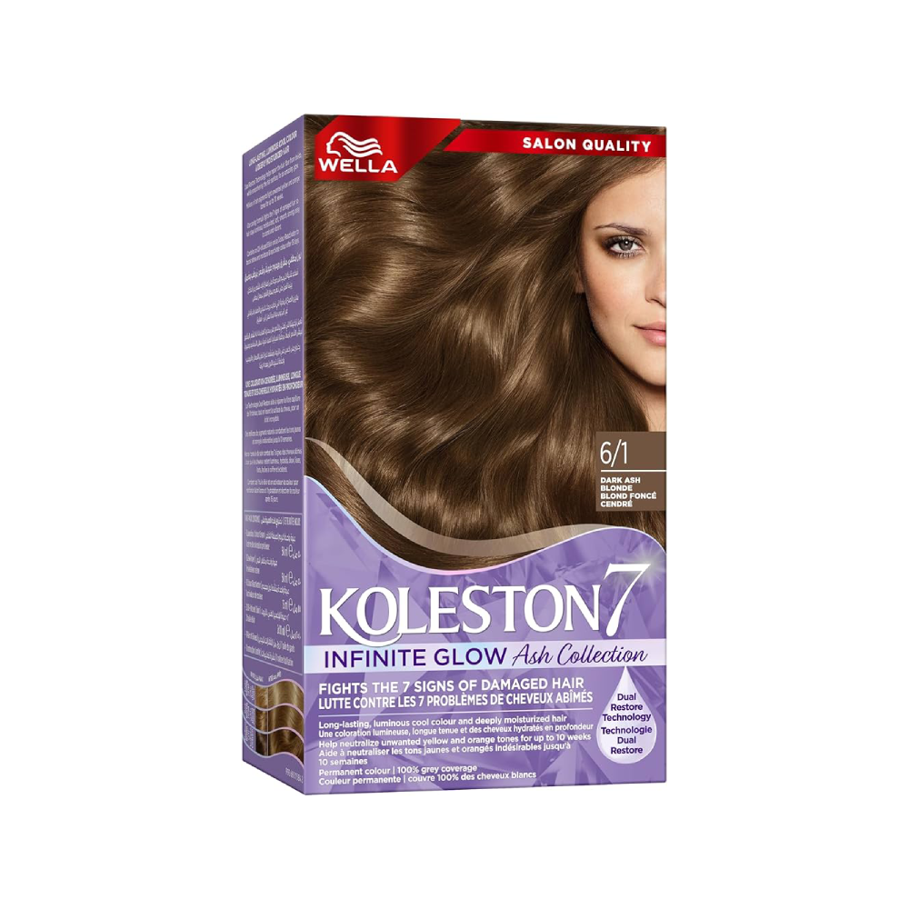WELLA KOLESTON KIT 6/1 DARK ASH BL MENAP