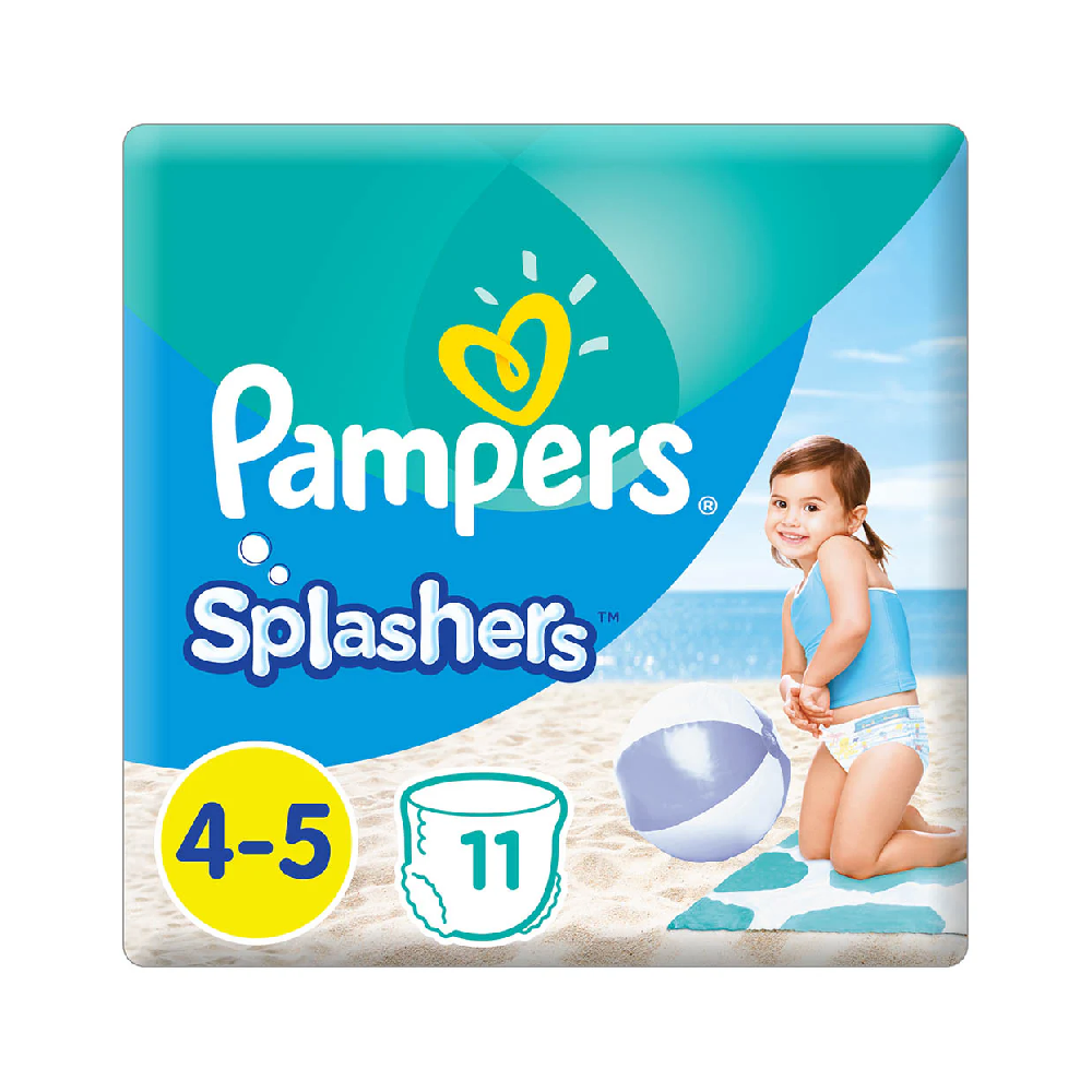 PAMPERS BABY DIAPER SPLASHERS 4-5 KG 11 PC