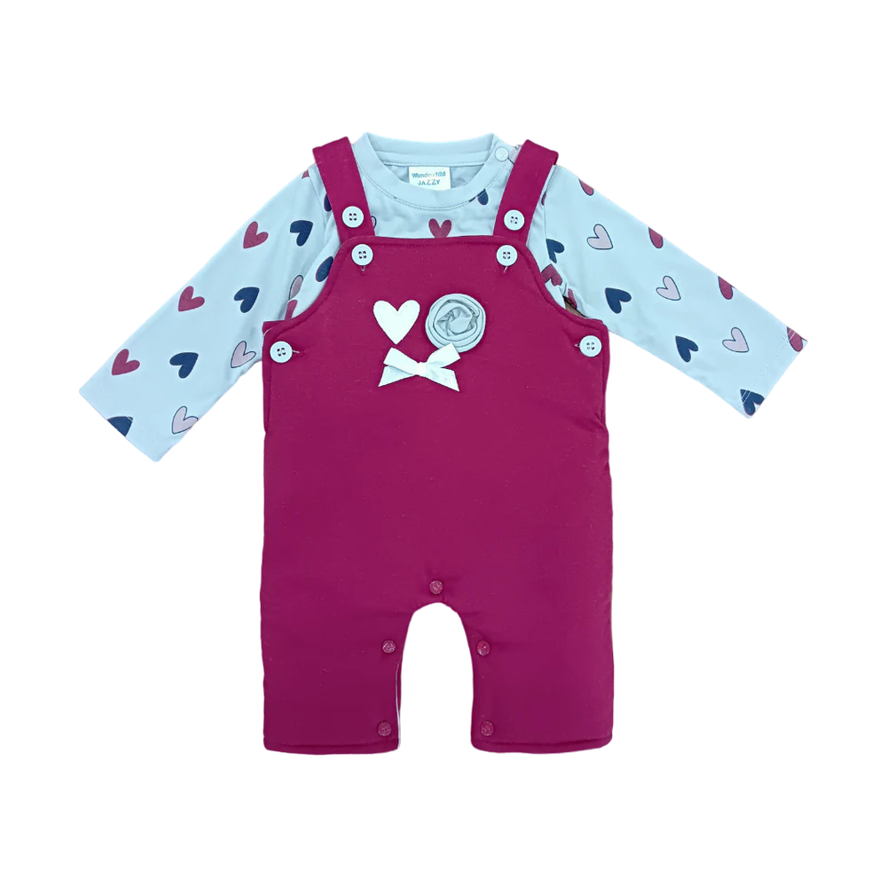 GIRLS L/S QUILTED ROMPER HOODED MZW-24 0-3M 241-028