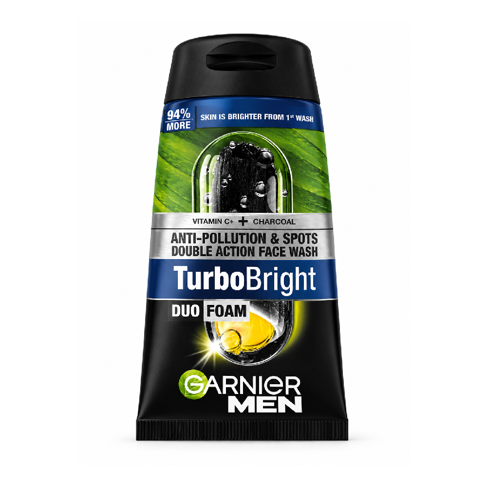 GARNIER MEN FACE WASH POWER WHITE SUPER DUO 100 ML
