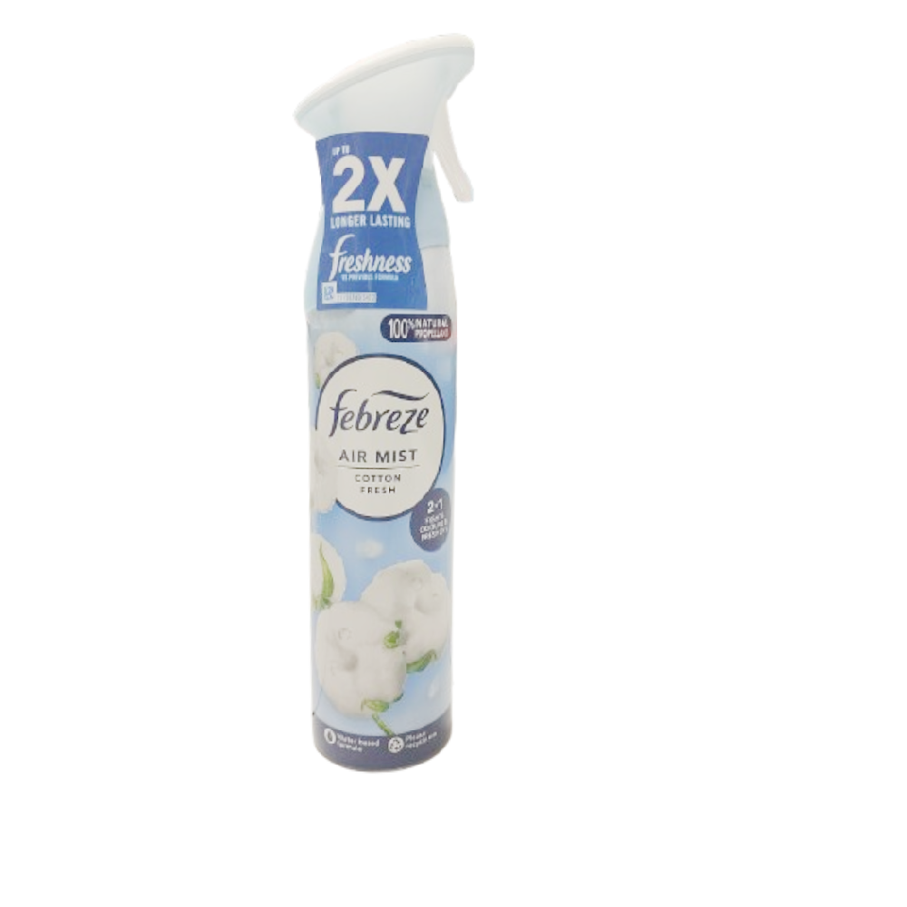 FEBREZE AIR FRESHNER COTTON FRESH 2IN1 185 ML