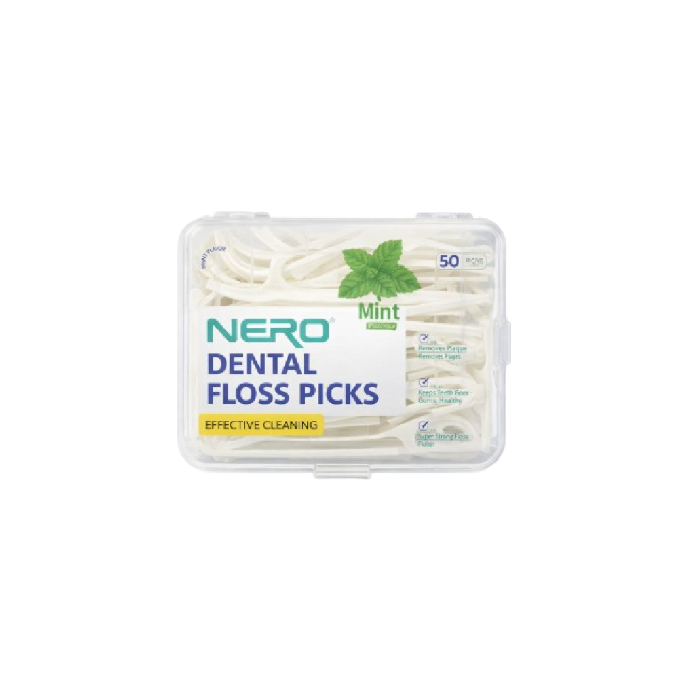 NERO DENTAL FLOSS PICKS 50 PCS NFP-601