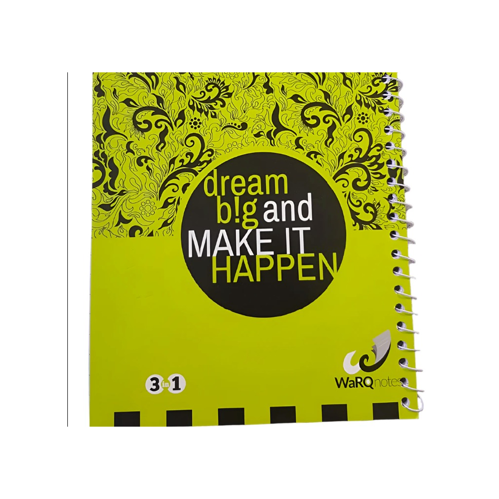 5342 WARQNOTES REGISTER RING 3IN1