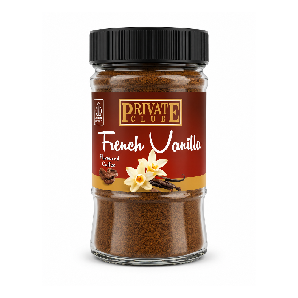 PRIVATE CLUB COFFEE FRENCH VANILLA 100 GM