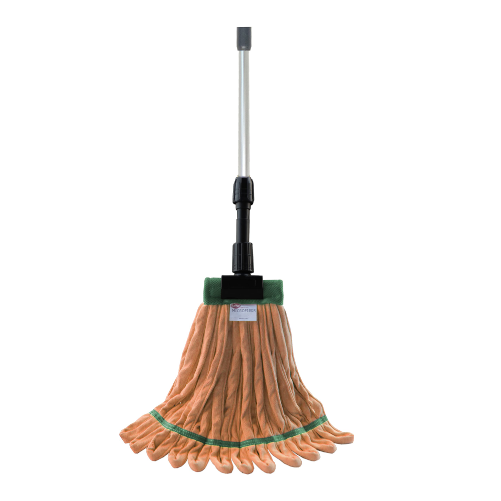 House & Co MINI MOP MIC-FIBER BAND LOOPED 250 GM LH+ALUMINUM HANDLE