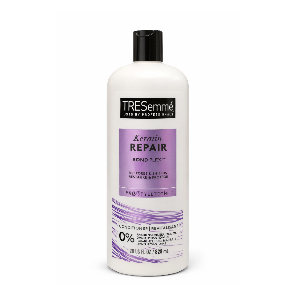 TRESEMME CONDITIONER KERATIN REPAIR RESTORES AND SHIELDS 828