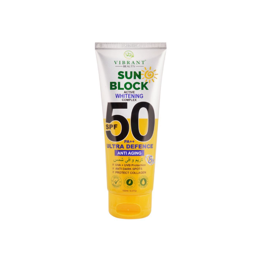 VIBRANT BEAUTY SUN BLOCK ANTI-AGING SPF-50 150ML
