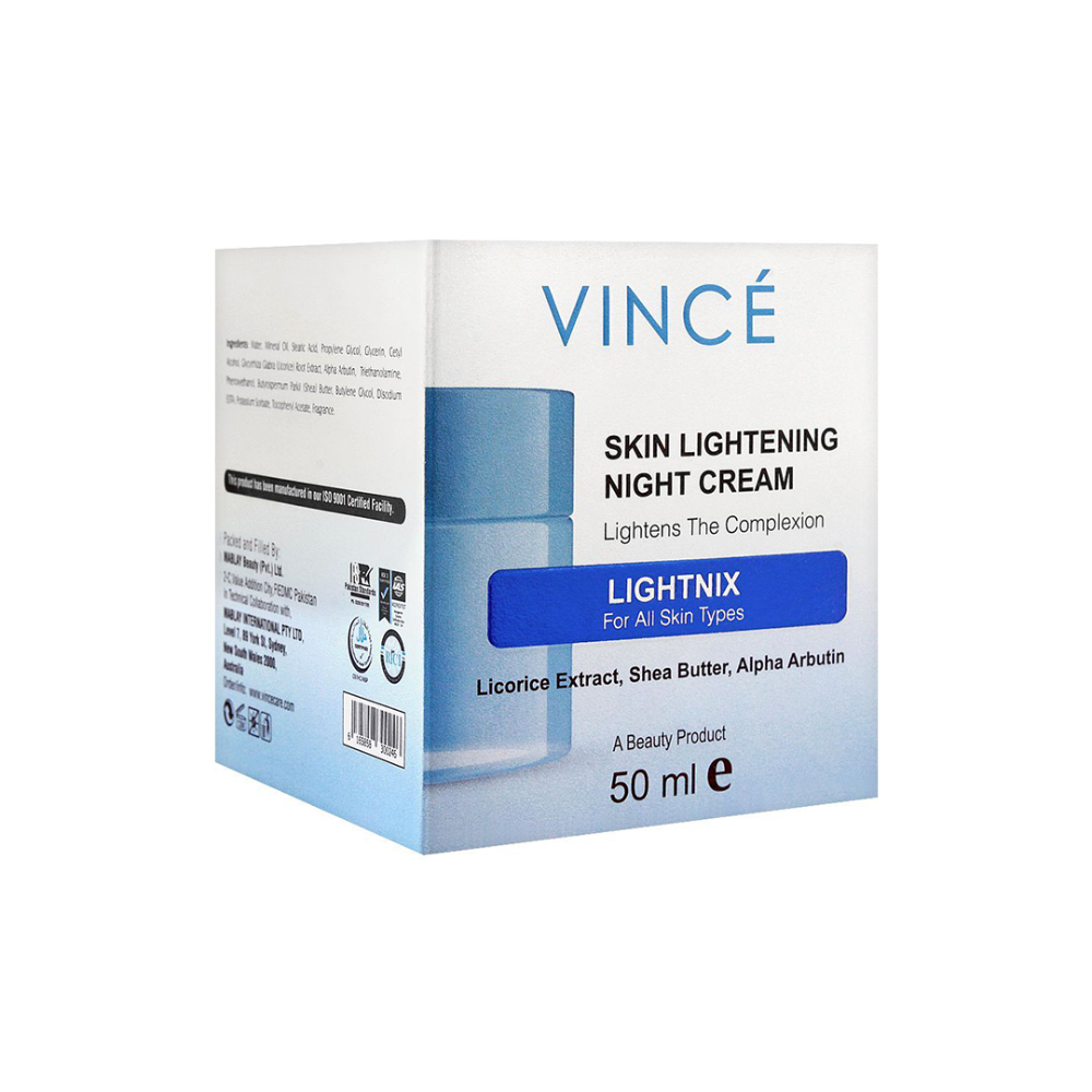VINCE SKIN LIGHTENING NIGHT CREAM LIGHTNIX 50 ML