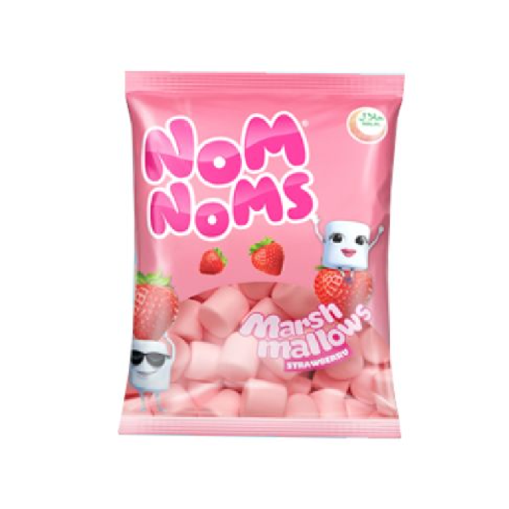 MARSH MALLOWS NOMNOMS STRAWBERRY 150 GM
