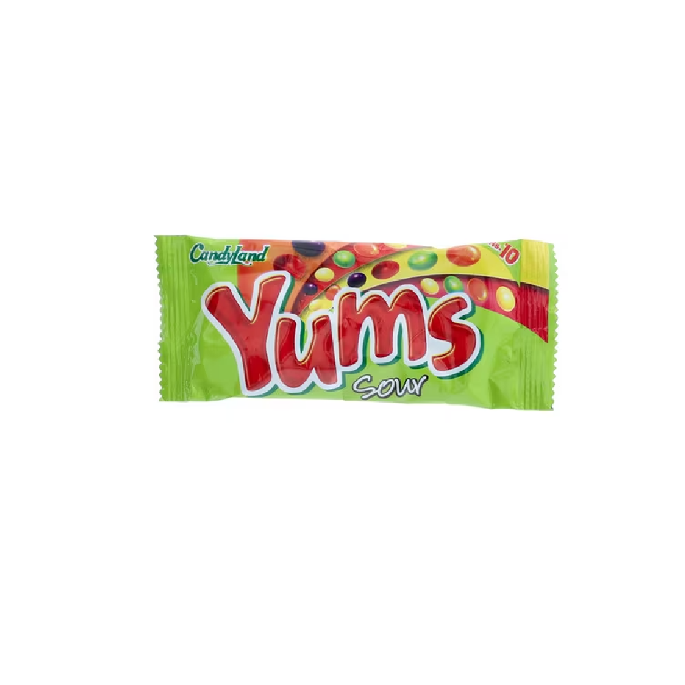 CANDYLAND SOUR YUMS FRUITY CHEW 25 GM