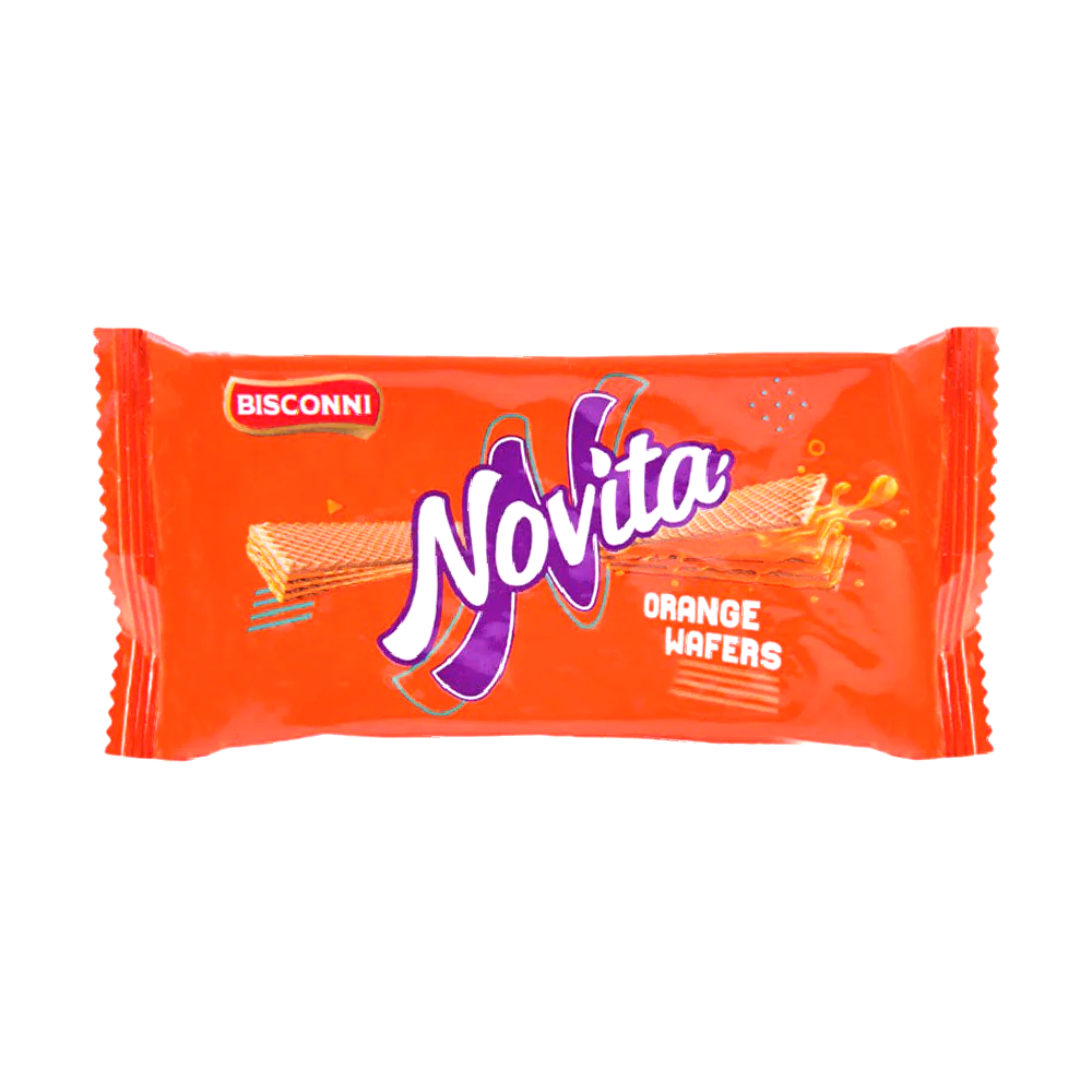 BISCONNI NOVITA ORANGE WAFERS 40 GM
