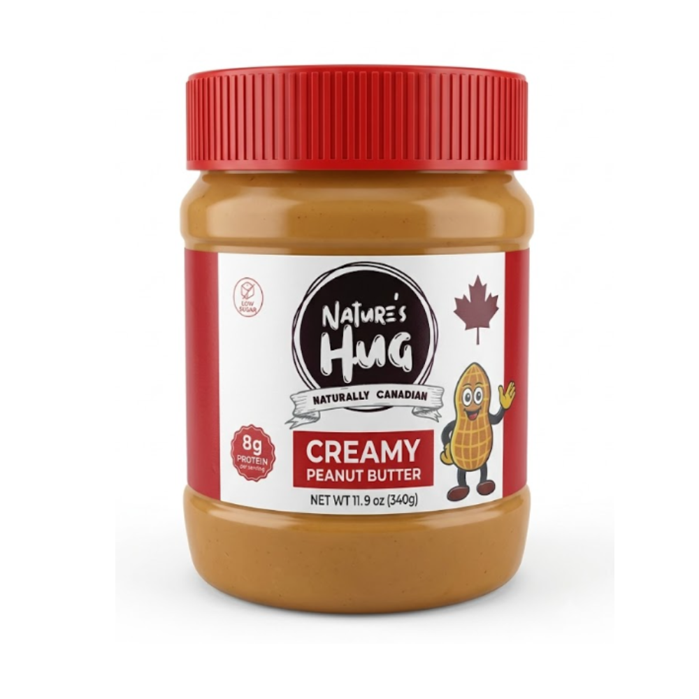 N HUG CREAMY PEANUT BUTTER 340GM