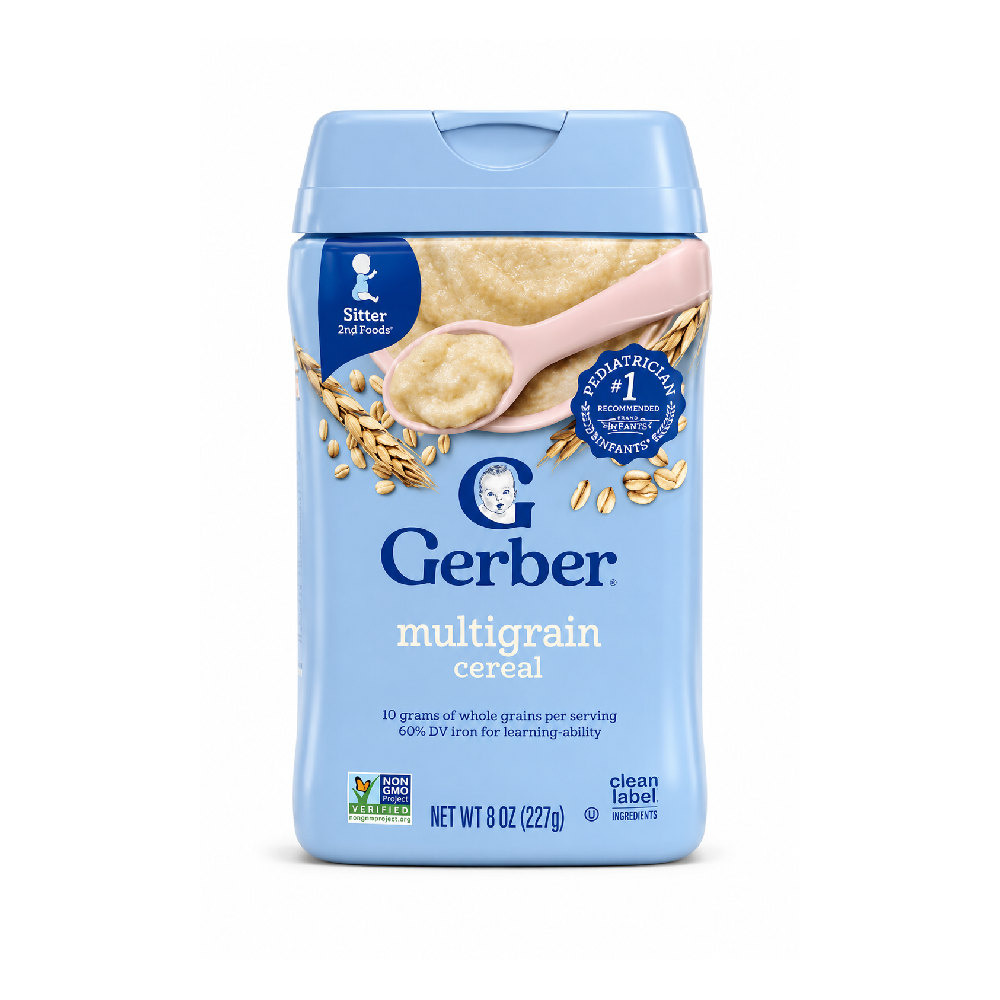 GERBER BABY CEREAL MULTIGRAIN 227 GM