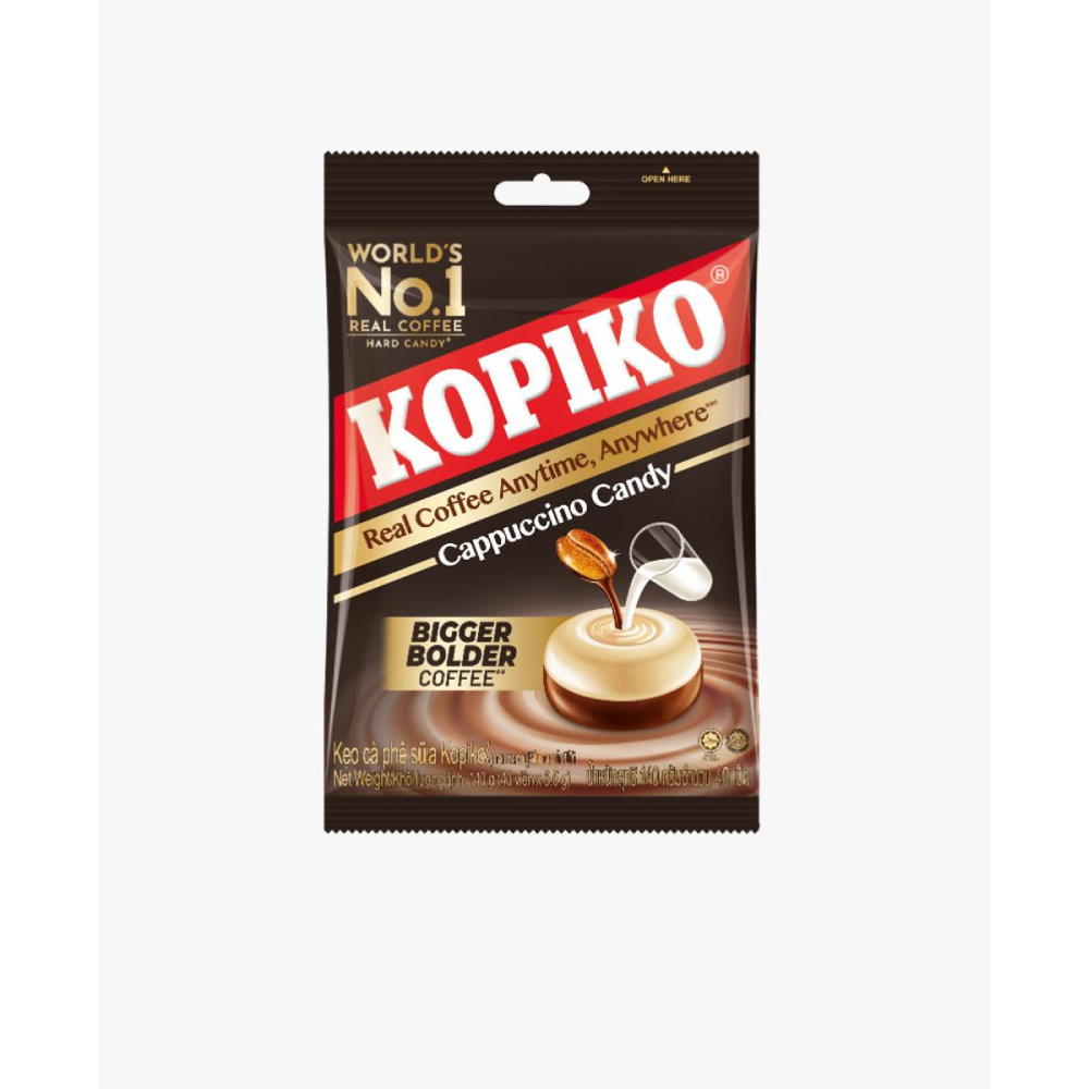 KOPIKO CANDY CAPPUCCINO COFFEE 140 GM