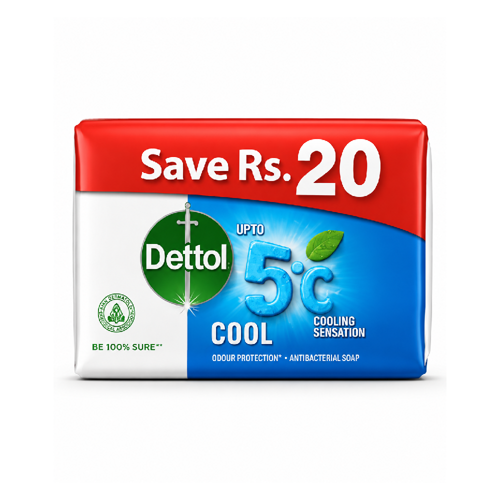 DETTOL COOL SOAP FAMILY PACK 3X80 GM
