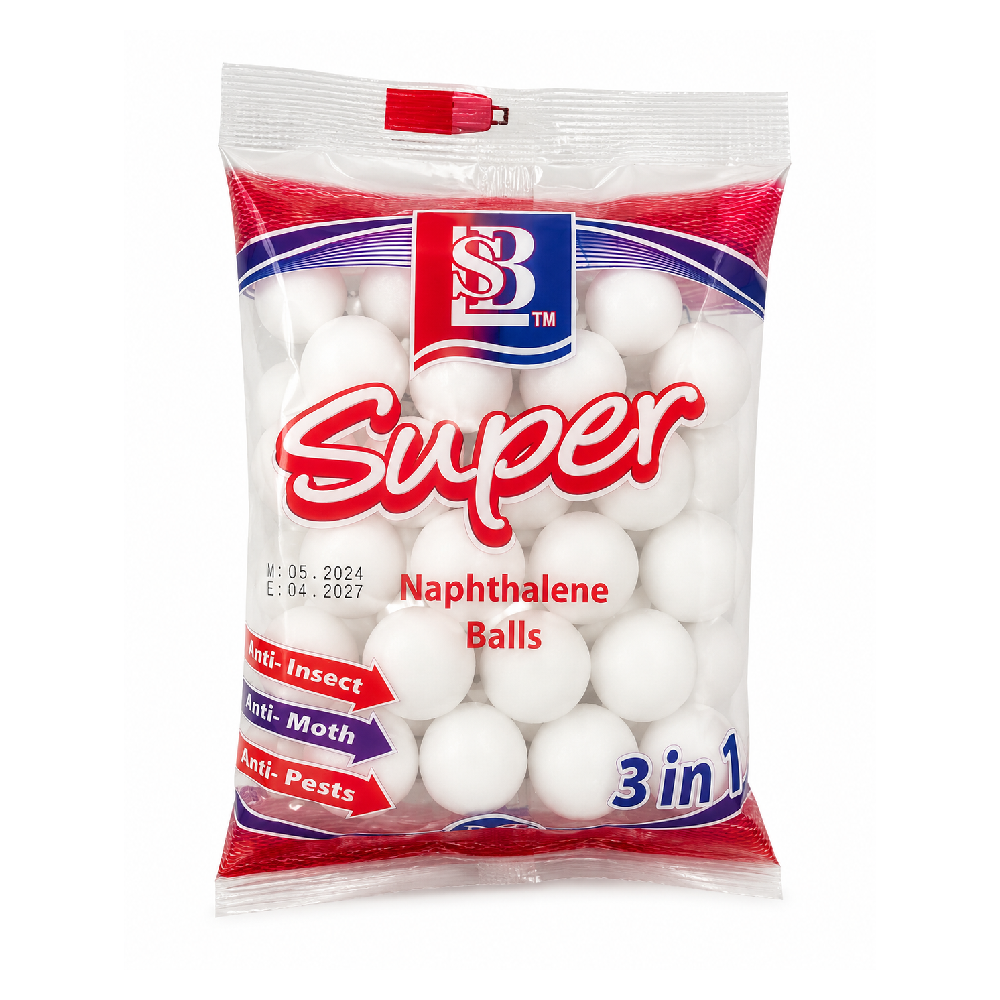 SUPER CLEAN NAPTHALINE BALLS PC