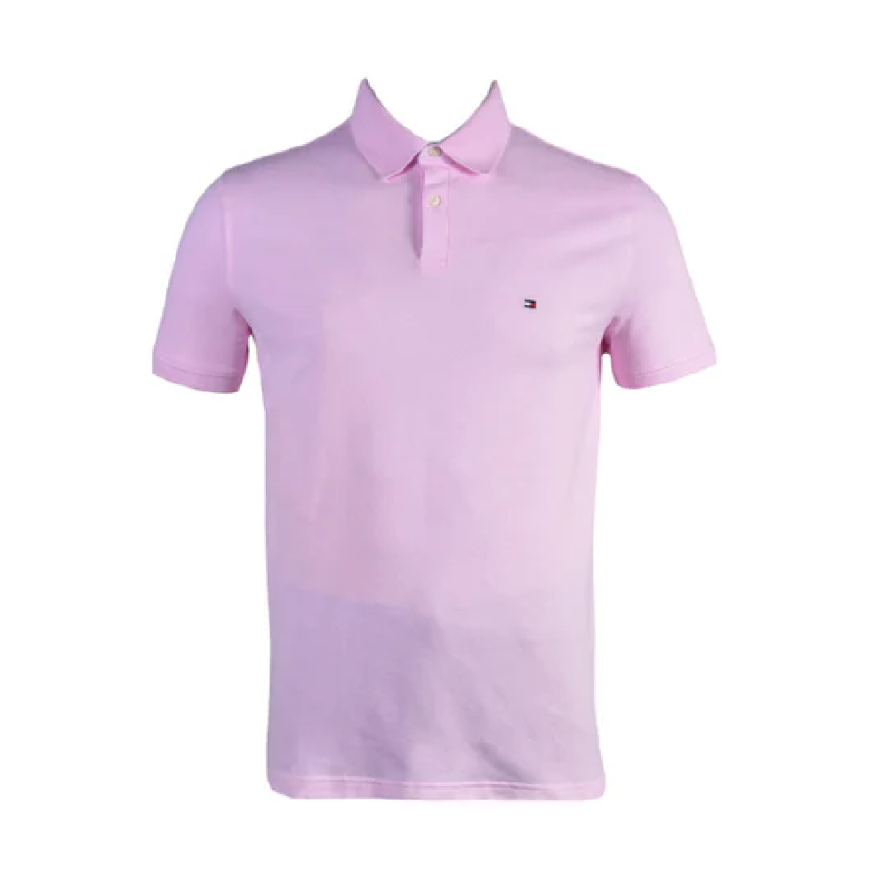 TH MEN S/S POLO SHIRT 78J6335-680 PINK L (IR.S)