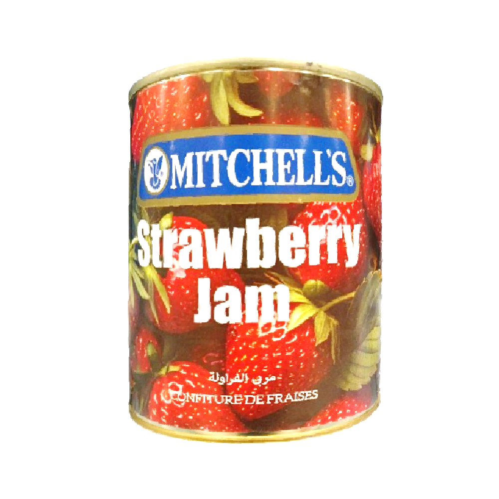 MITCHELLS JAM STRAWBERRY TIN 1050 GM
