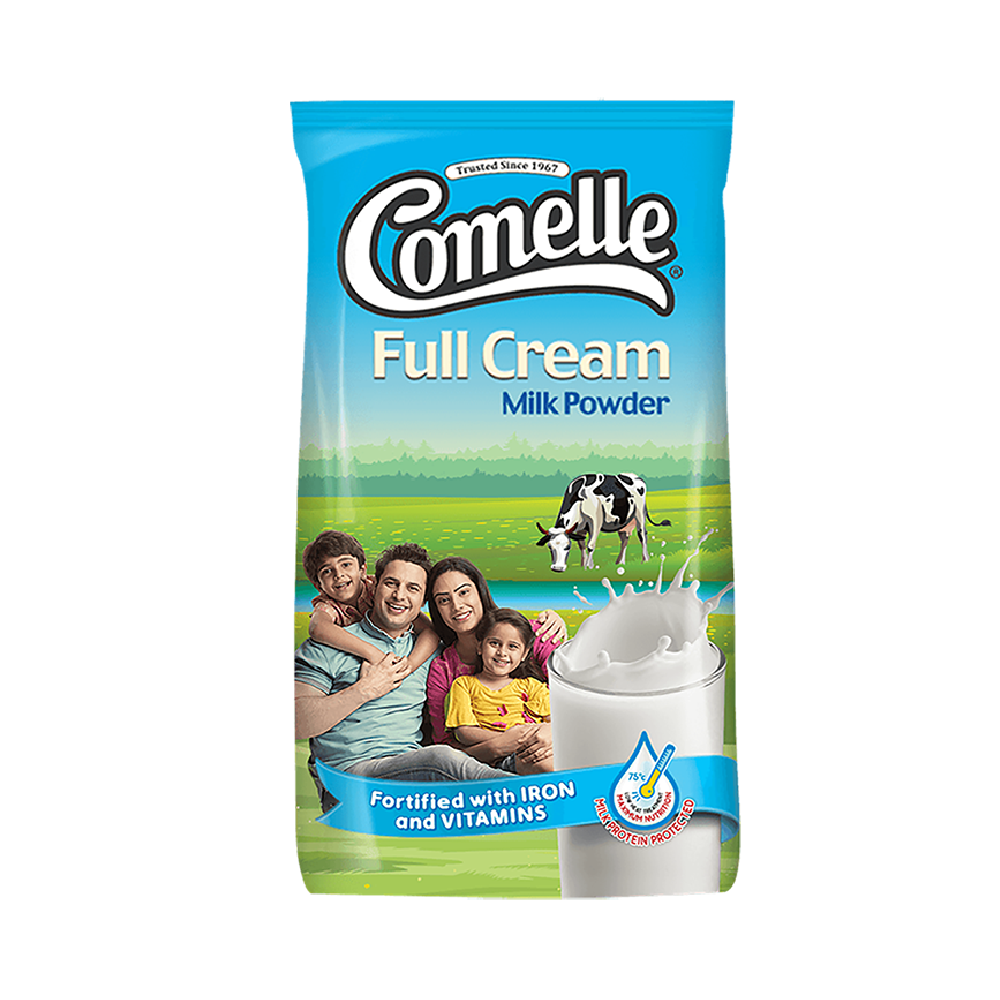 COMELLE FULL CREAM MILK POWDER POUCH 390 GM
