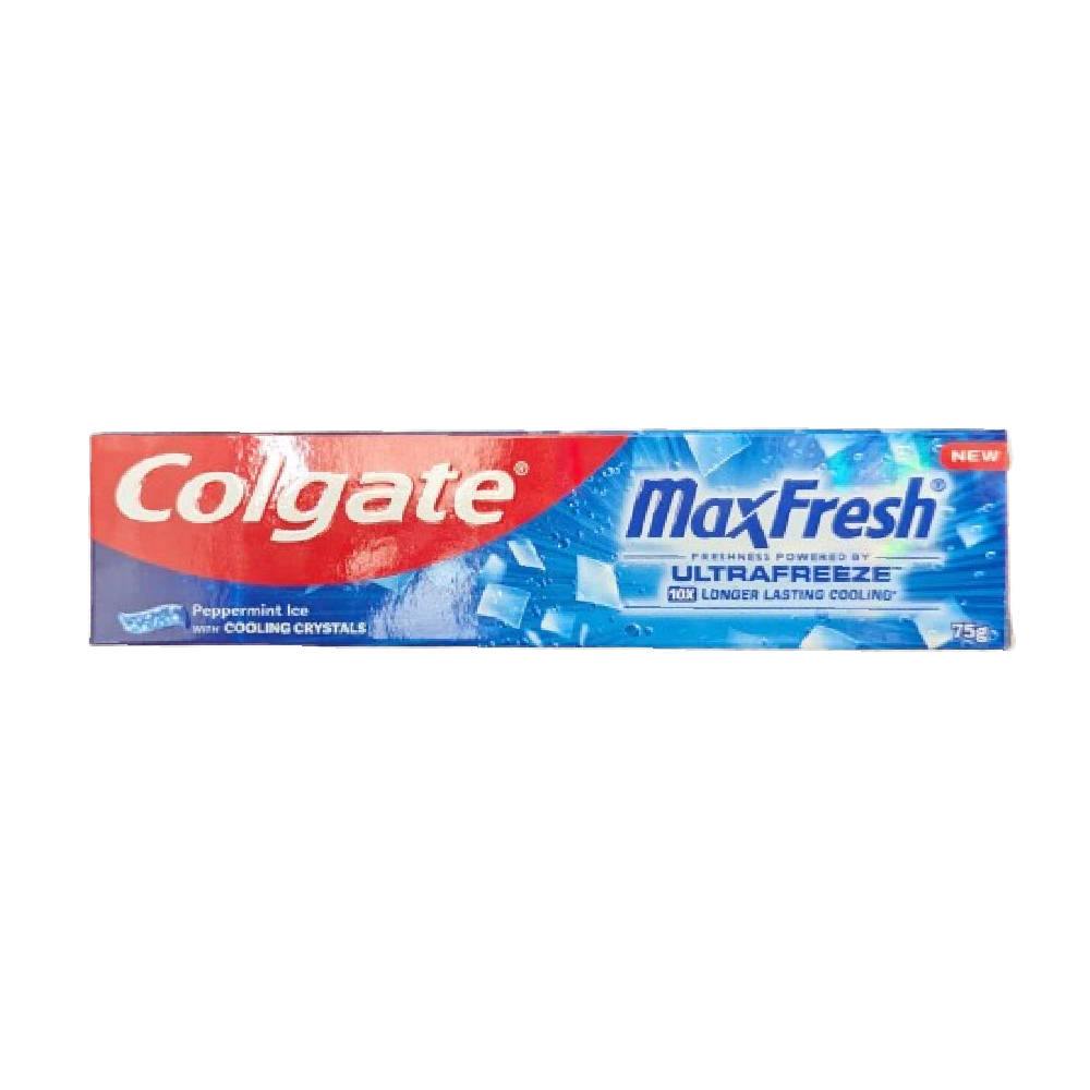 COLGATE TOOTH PASTE MAX FRESH PEPPERMINT ICE 75 GM