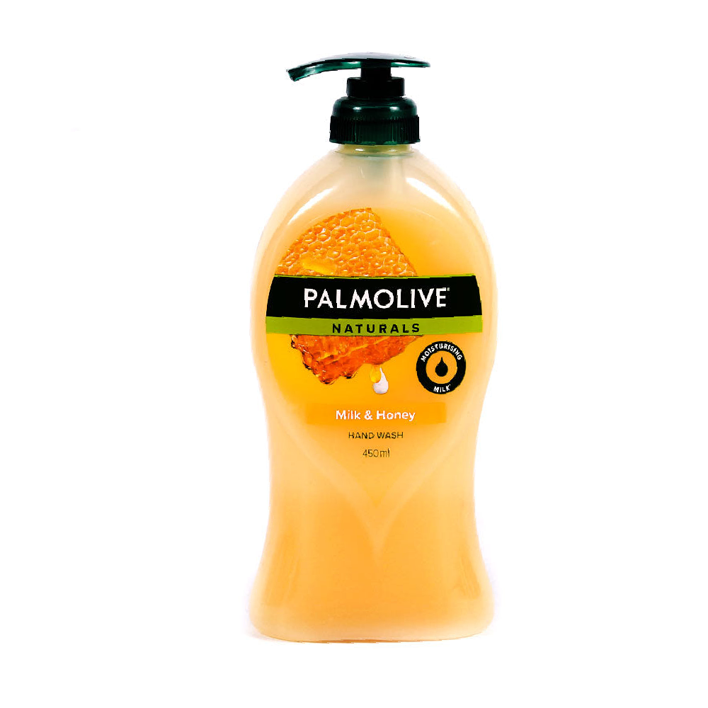 PALMOLIVE HAND WASH MILK AND HONEY BOTTLE 450ML