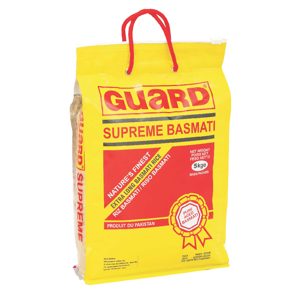 GUARD SUPREME BASMATI RICE 5 KG – Al-Fatah