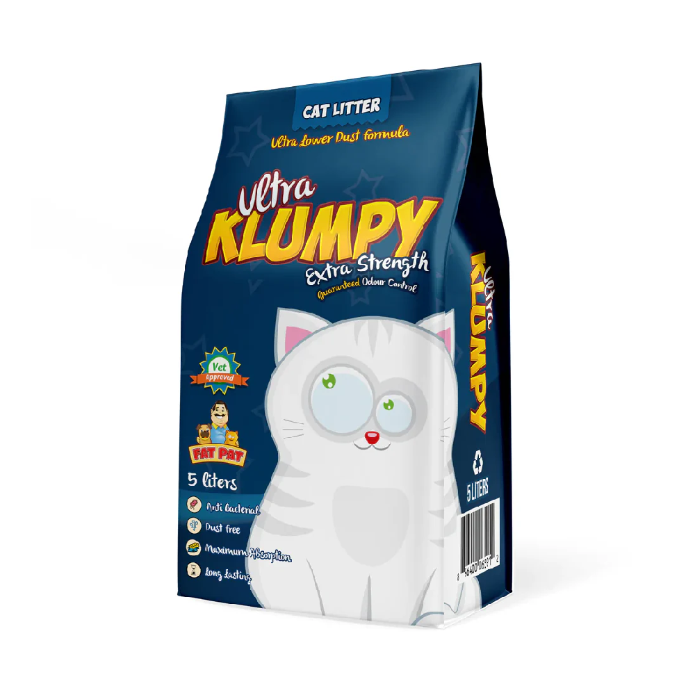 KLUMPY CAT LITTER ULTRA STRENGTH GUARANTEED ODOUR CONTROL 5
