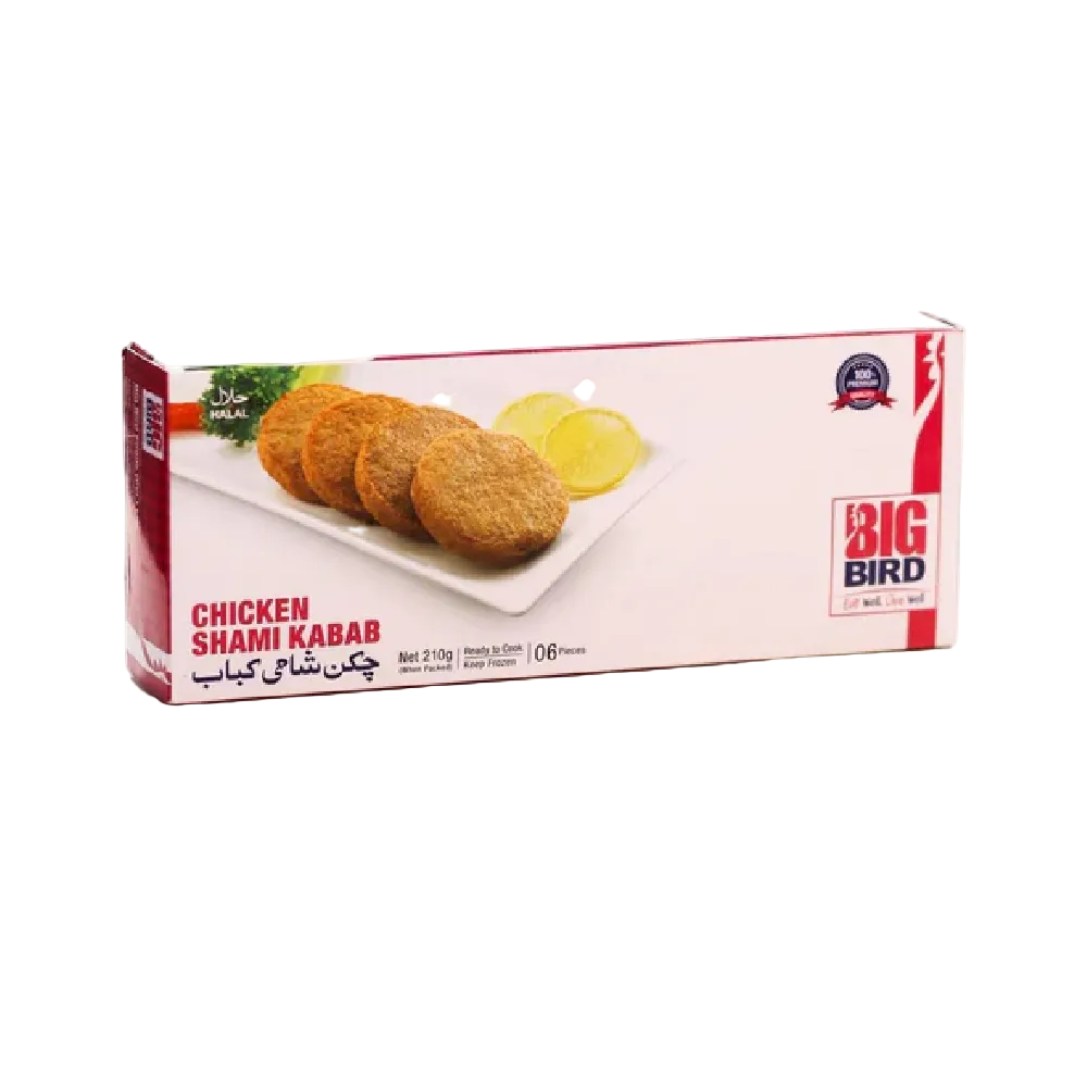 BIG BIRD CHICKEN SHAMI KABAB SMALL 210 GM