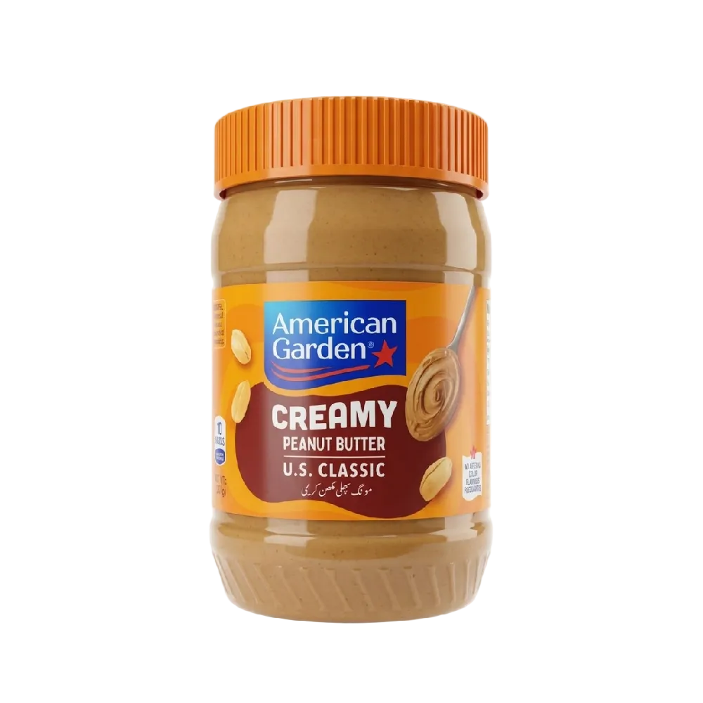 AMERICAN GARDEN PEANUT BUTTER CREAMY 510 GM