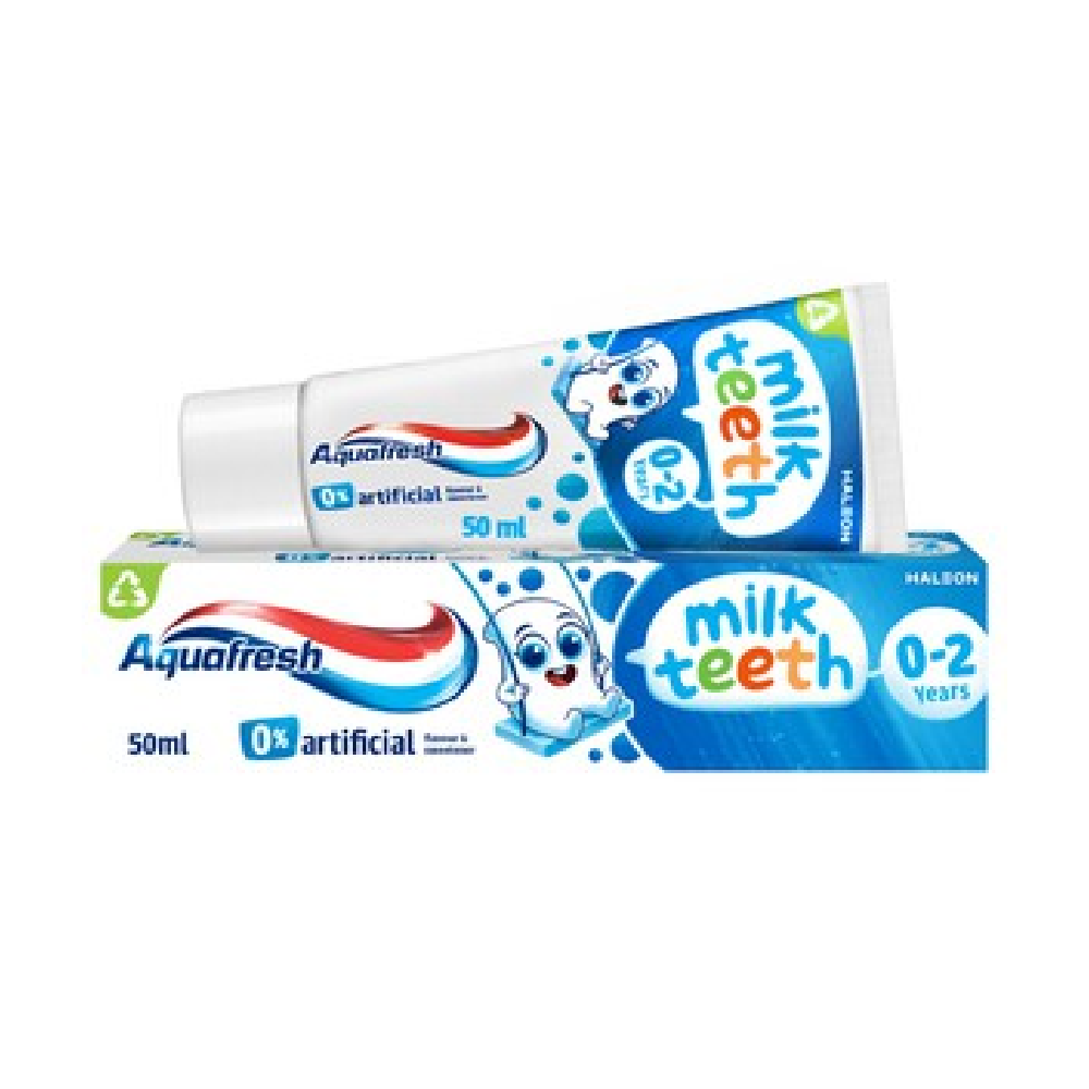 AQUAFRESH KIDS TOOTH PASTE MILK TEETH 0 TO 2 YEARS 50 ML