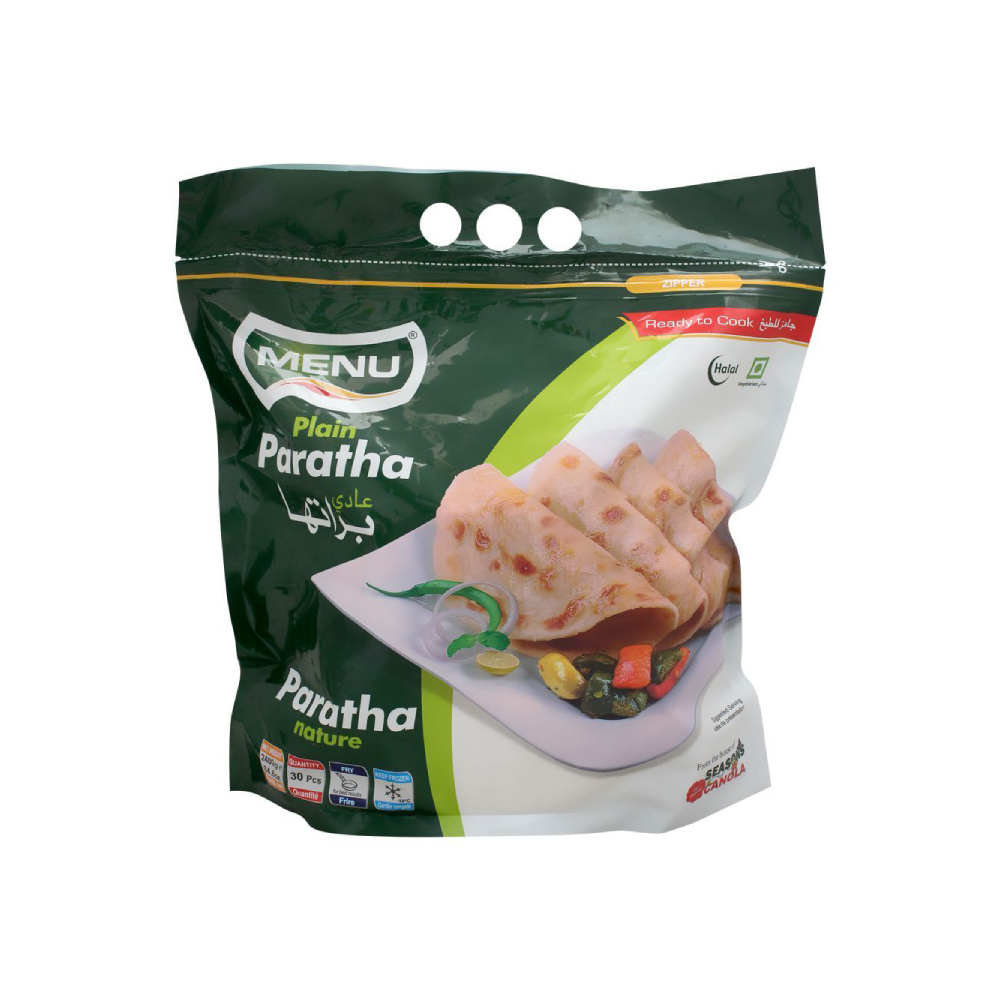 MENU PLAIN PARATHA 30PCS 2.4 KG