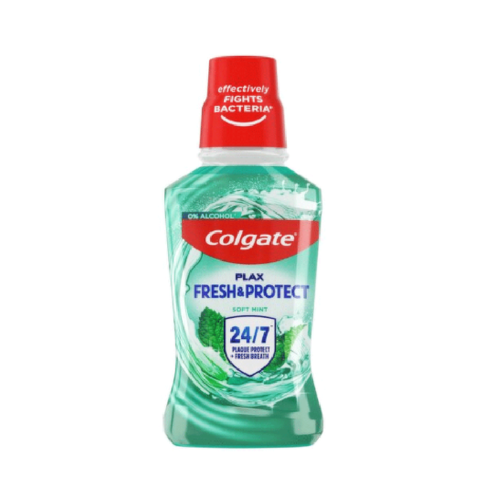 COLGATE MOUTH WASH FRESH & PROTECT SOFT MINT PLAX 250 ML
