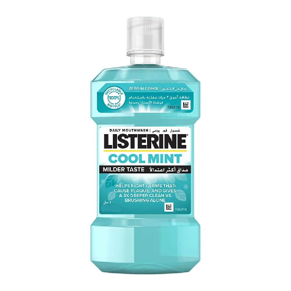 LISTERINE MOUTH WASH COOL MINT MILDER TASTE 250 ML