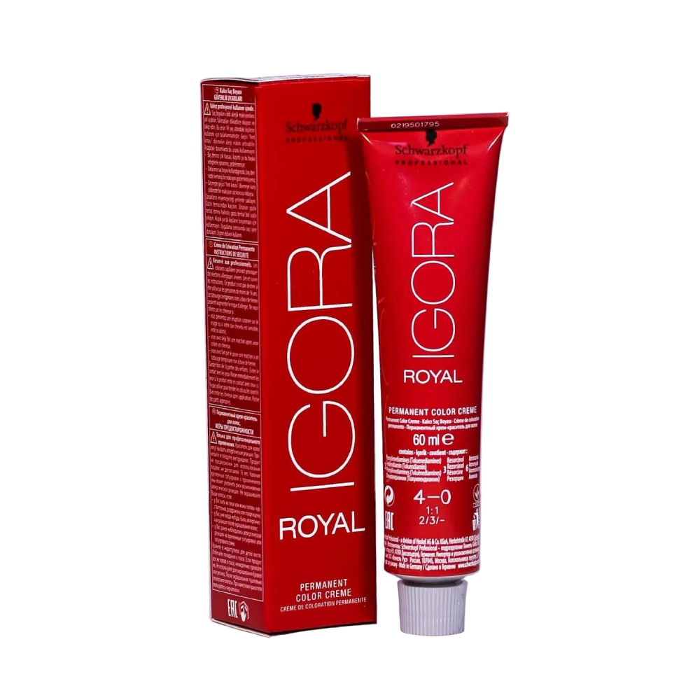 IGORA HAIR COLOR 4-0 MEDIUM ROYAL BROWN 60 ML