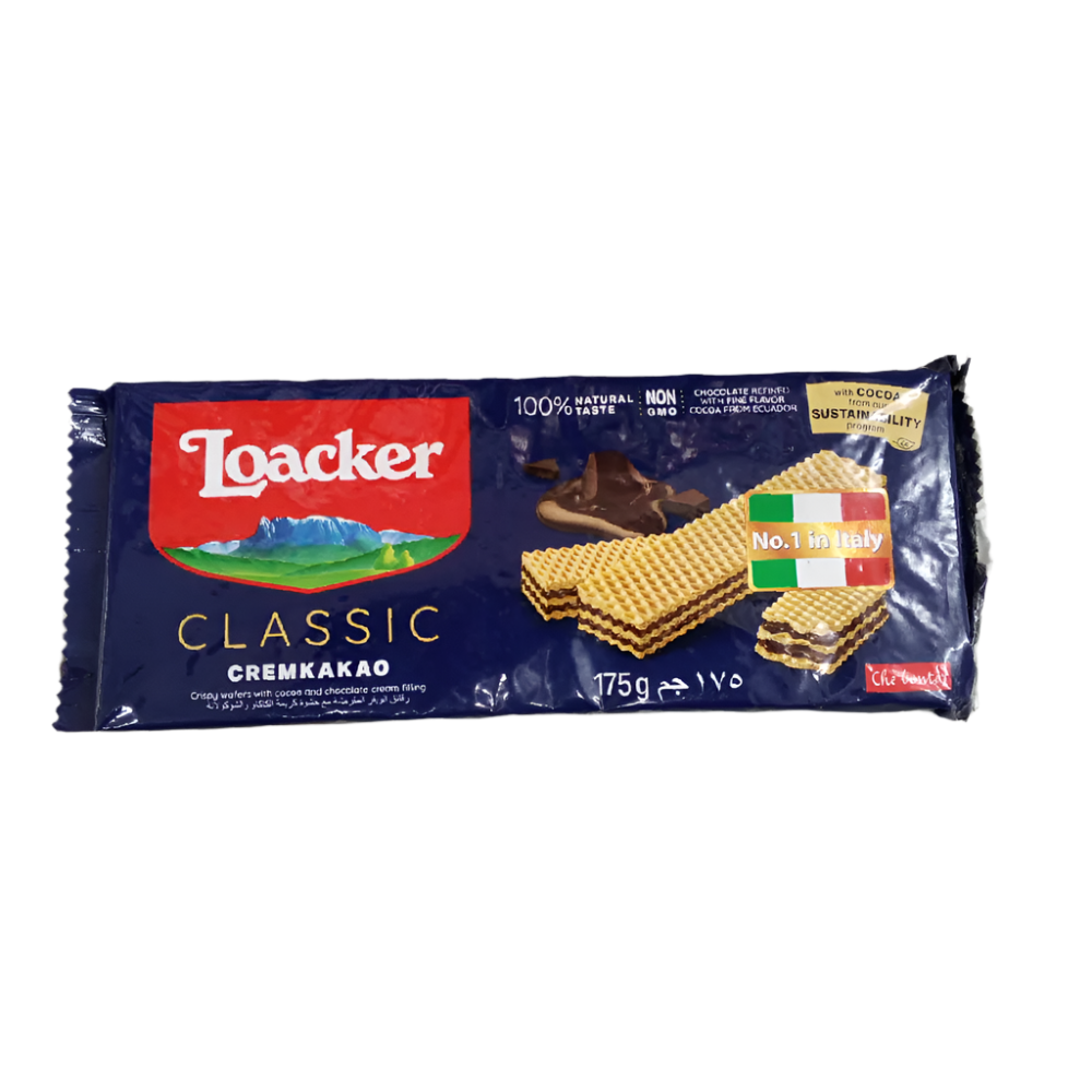 LOACKER WAFER CREAMKAKAO 175 GM