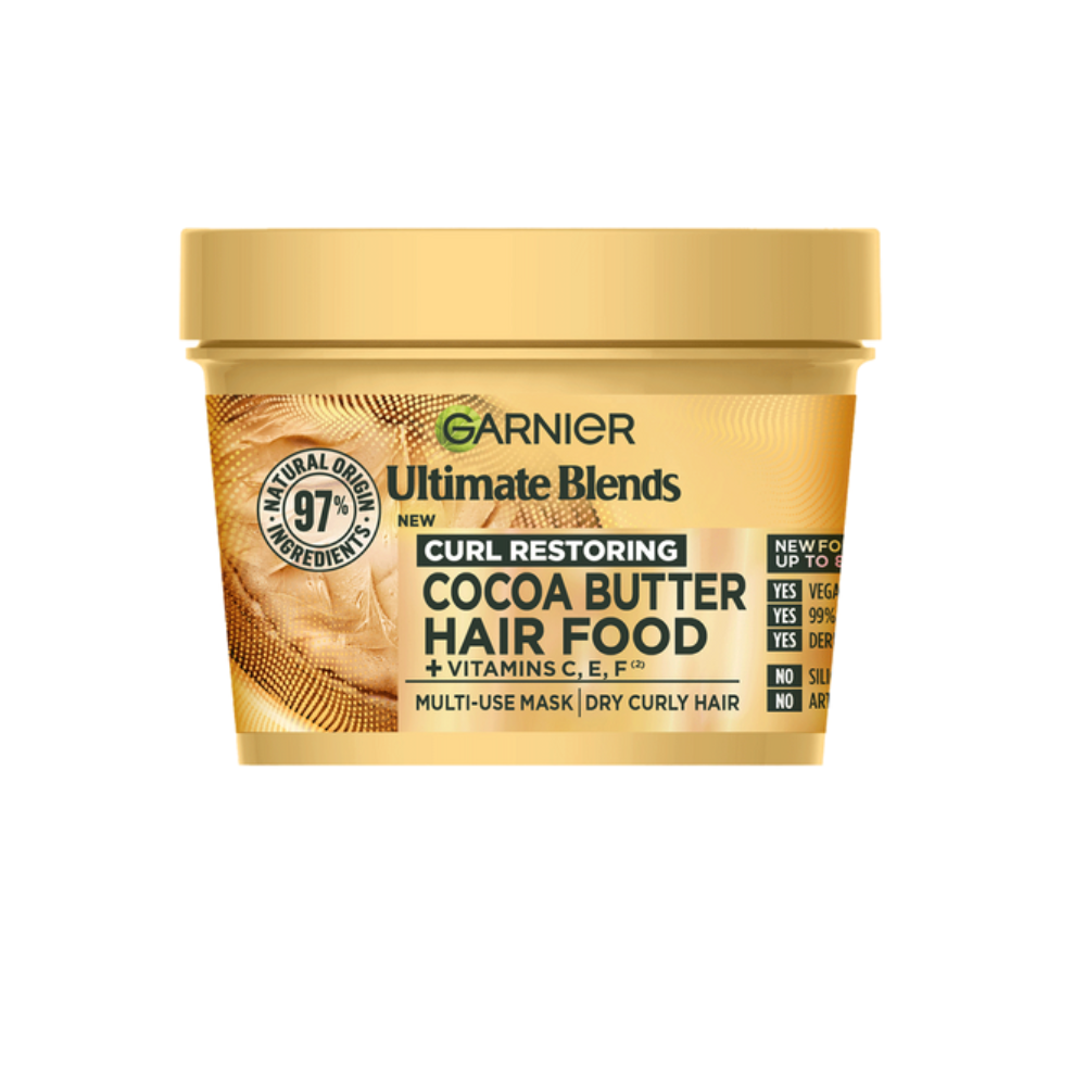 GARNIER ULTIMATE HAIR FOOD COCOA BUTTER & JOJOBA OIL MASK 40