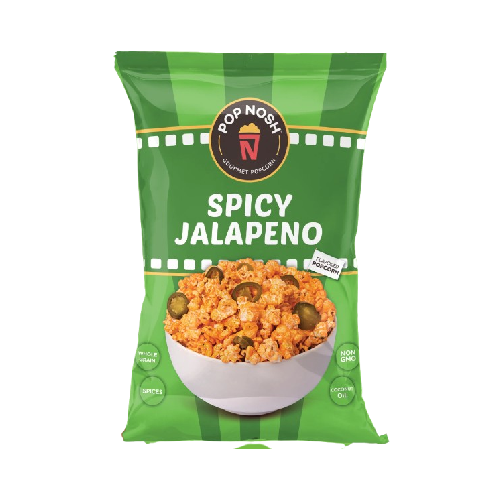 POPNOSH SPICY JALAPENO POPCORN 18 GM
