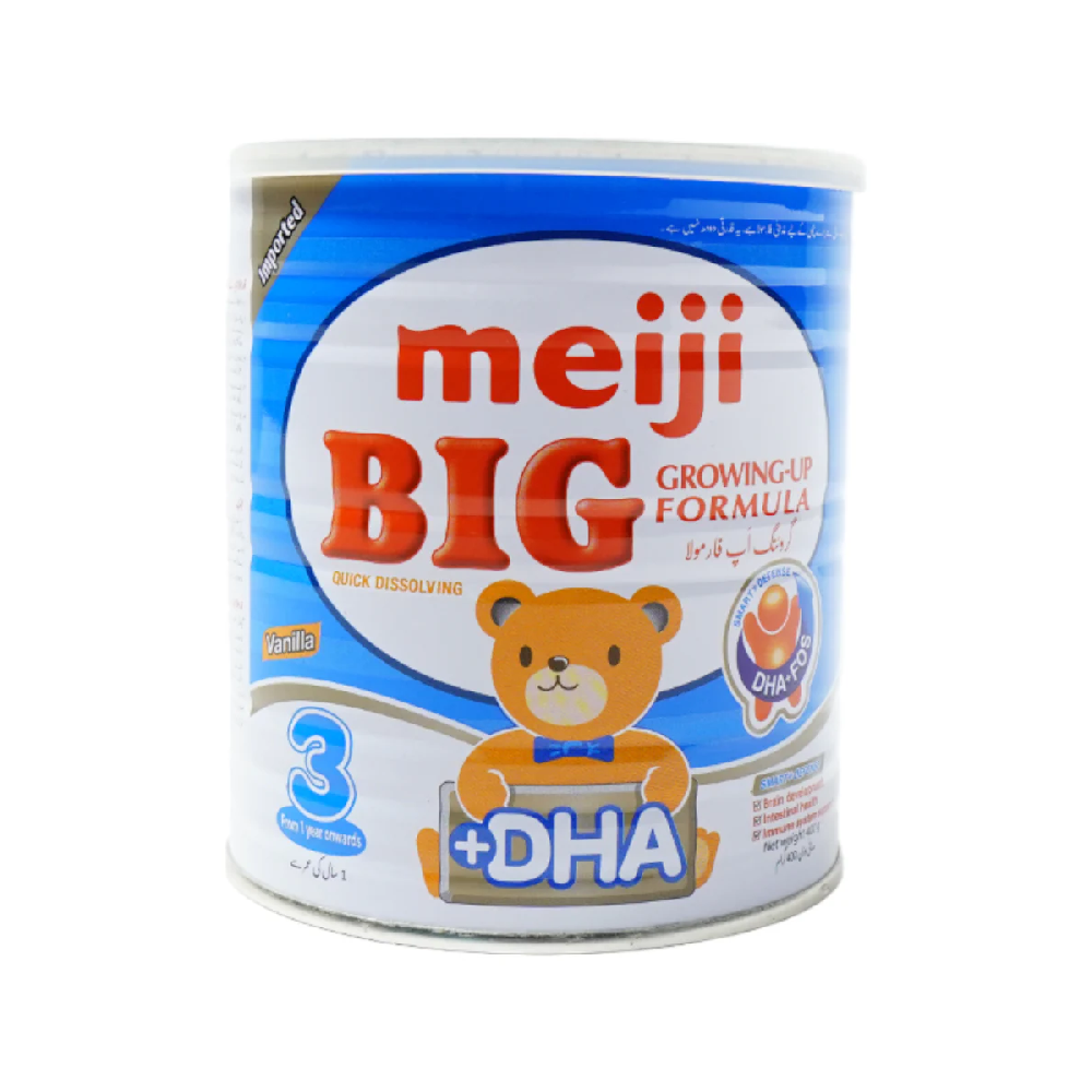 MEIJI BIG MILK POWDER VANILLA TIN 3 400 GM