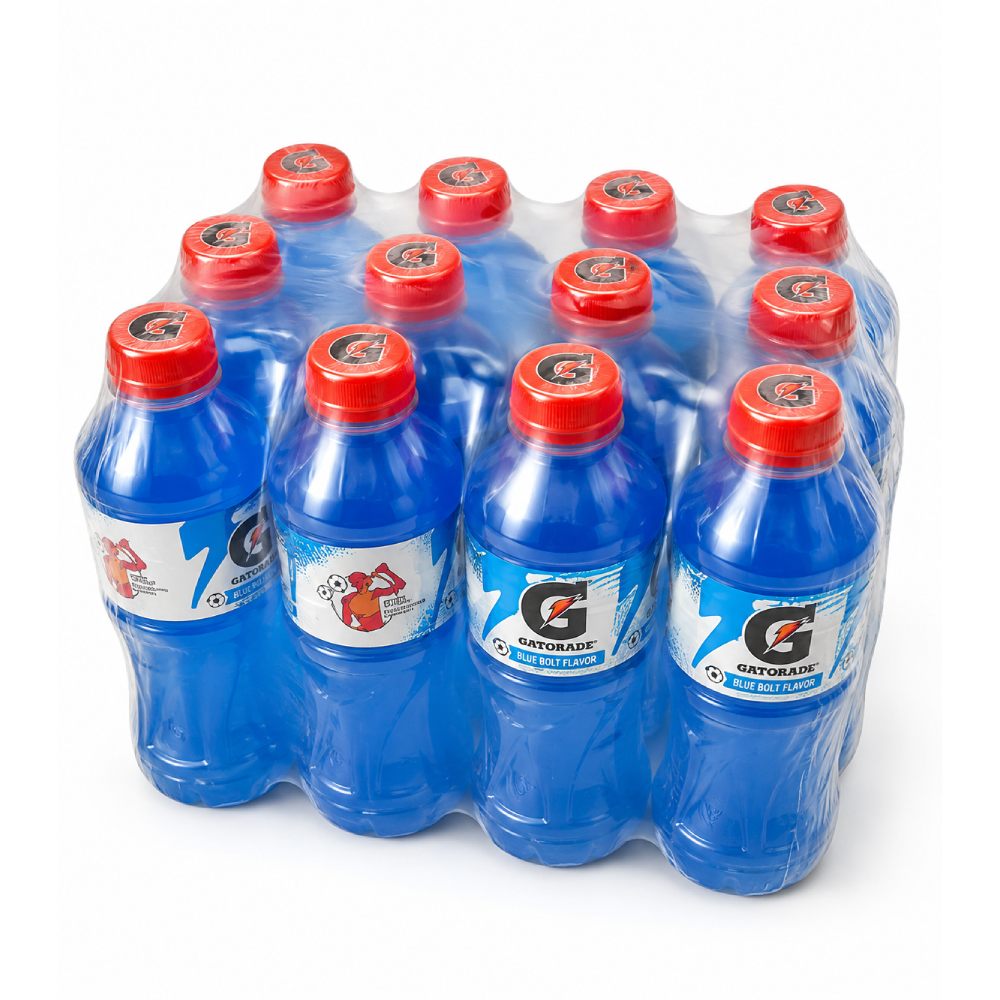 GATORADE DRINK BLUE BOLT BOTTLE 500 ML-CARTON