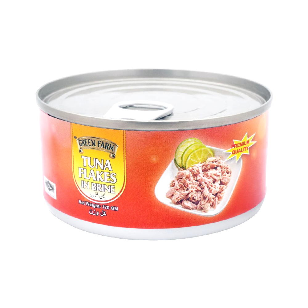 GREEN FARM TUNA FLAKES IN BRINE 170 GM