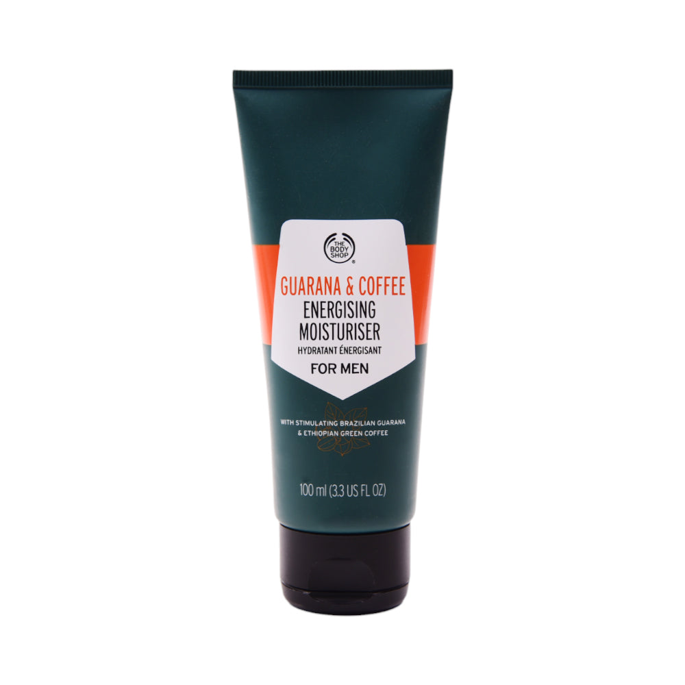 BODY SHOP MEN GAURANA AND COFFEE MOISTURISER 100ML