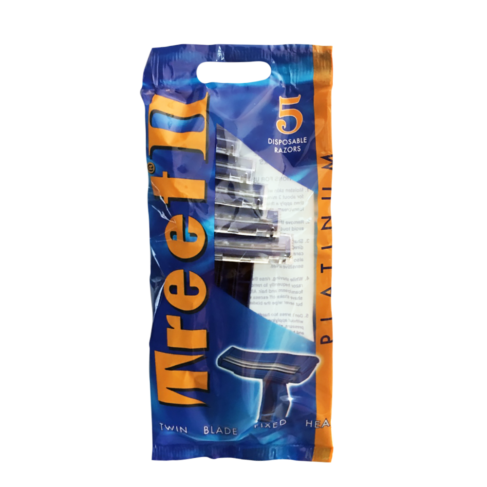 TREET 2 PLATINUM DISPOSABLE RAZOR 5PCS POUCH – Al-Fatah