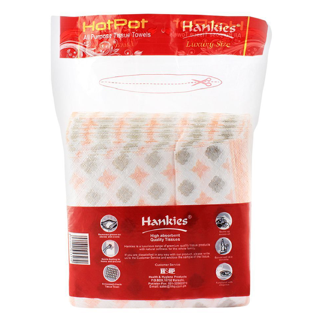 HANKIES HOT POT TISSUE LUXURY SIZE PC