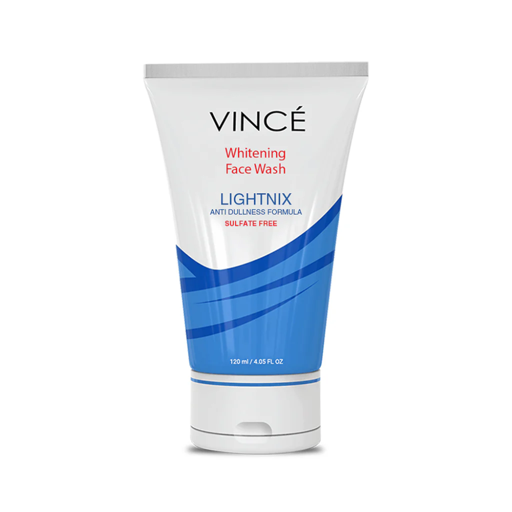 VINCE WHITENING FACE WASH LIGHTNIX 120 ML