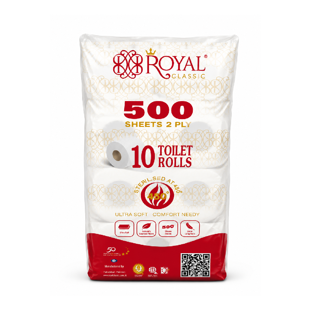ROYAL TOILET ROLLS CLASSIC 2 PLY 10 ROLLS PACK