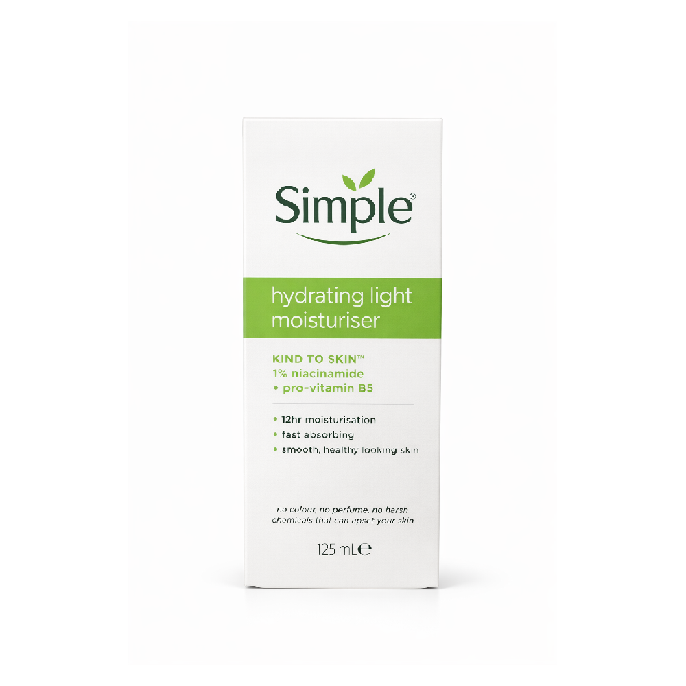 SIMPLE HYDRATING LIGHT MOISTUIRISER V-B5+E 125ML