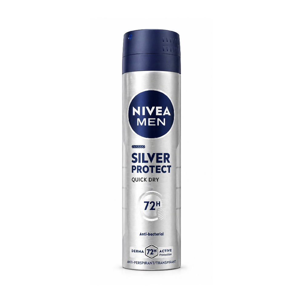 NIVEA MEN SPRAY SILVER PROTECT QUICK DRY 48H 150 ML